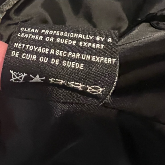 Cole Haan Black Leather Lamb Skin Jacket - Super Soft! Size M - Picture 10 of 10